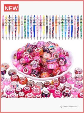 European Large Hole Spacer Charm Beads for DIY Bracelet Jewelry Making